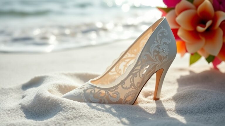 beach wedding heel recommendations