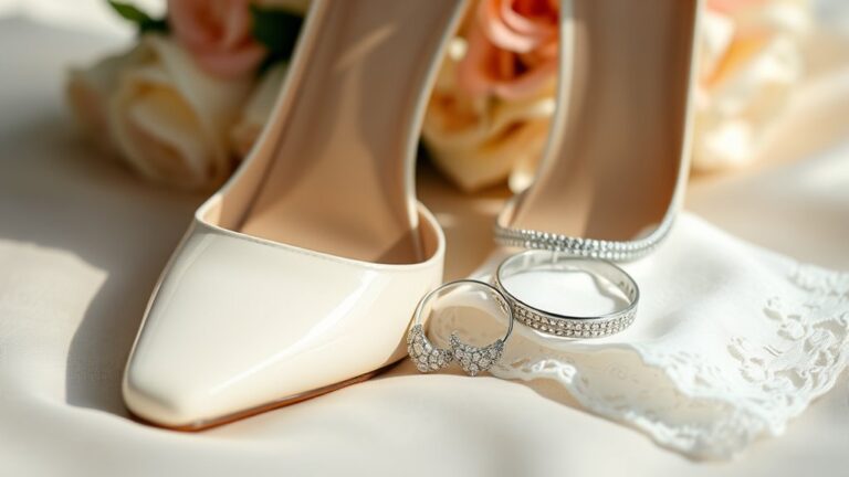 bridal heels and accessories