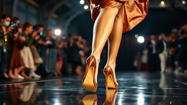 celebrity heel walking techniques