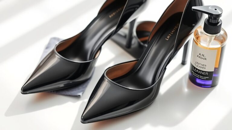cleaning patent leather heels