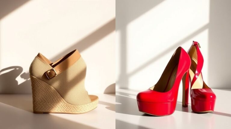 comfort comparison wedge vs platform