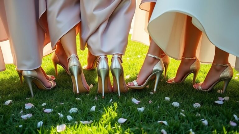 comfortable all day bridesmaid heels