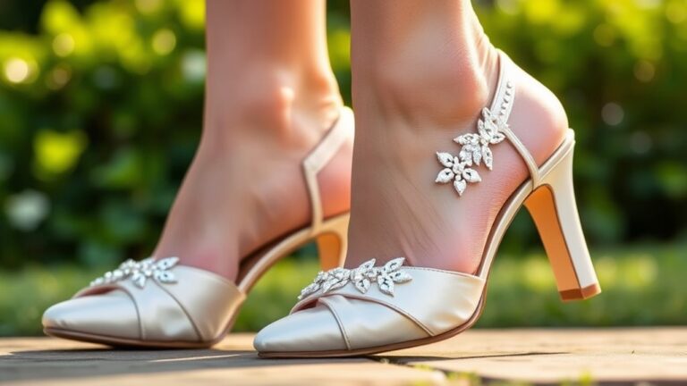 comfortable elegant bridesmaid heels