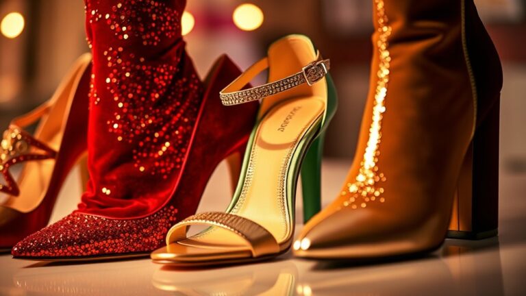comfortable festive party heels
