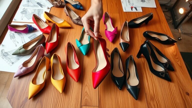 costume designers select footwear