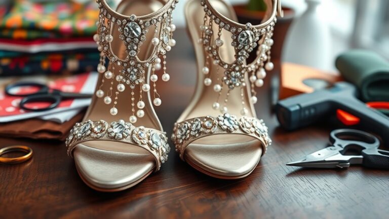 embellish heels for uniqueness