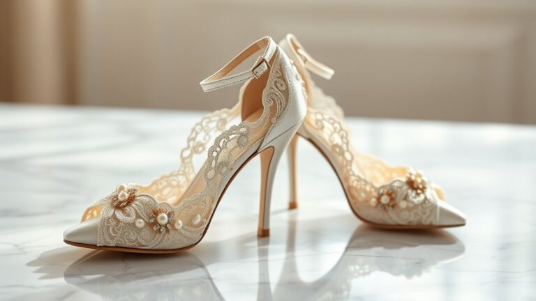 extravagant bridal footwear collection