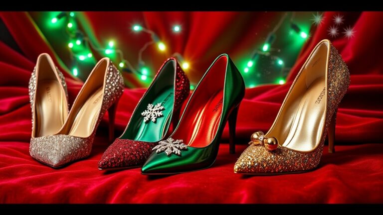 festive christmas heel styles