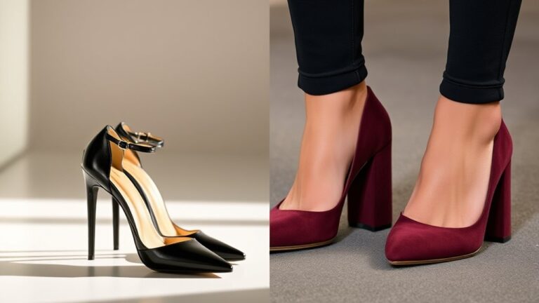 heel style comparison guide