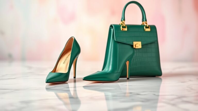 heels and handbag coordination