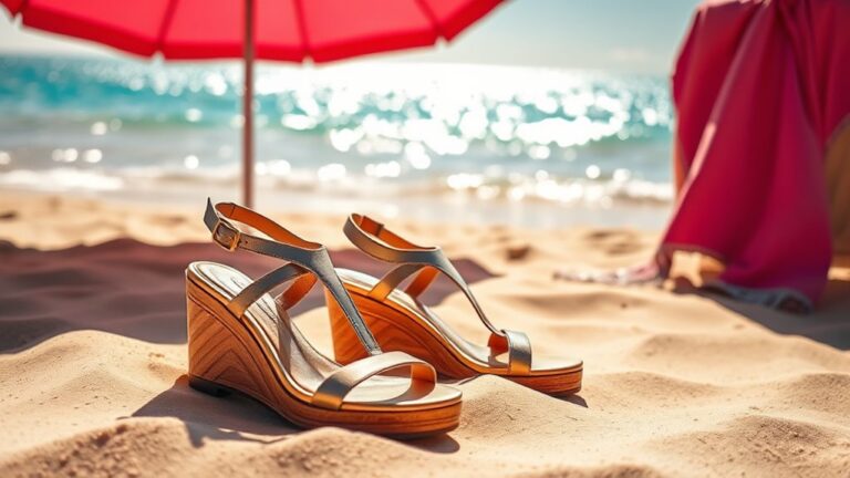 heels and sandals for beach