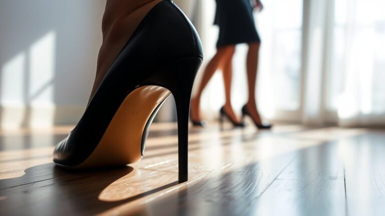 heels contributing to hip pain