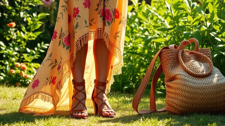 heels in bohemian fashion