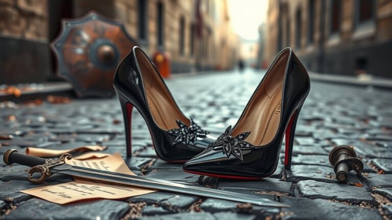 high heels as weapons