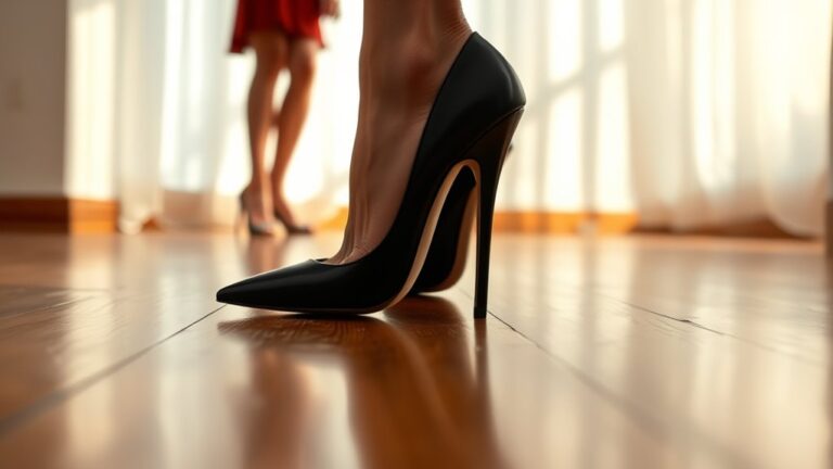 high heels harm knees
