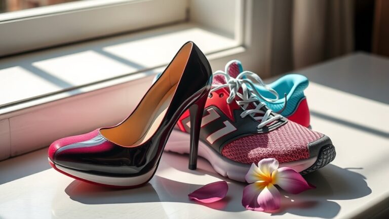 high heels versus sneakers comfort
