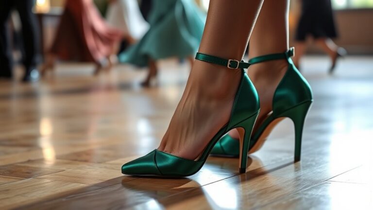 ideal footwear for dancing