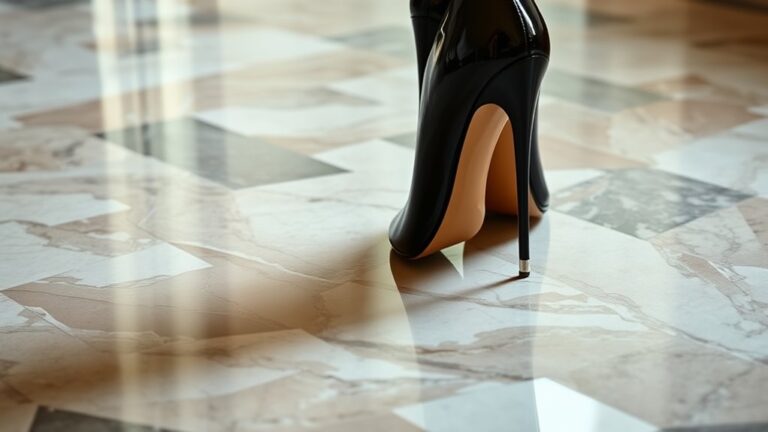 loud clicking heel sound