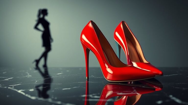 powerful feminine footwear statement