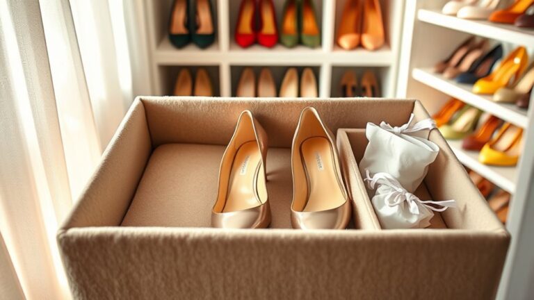 proper heel storage techniques