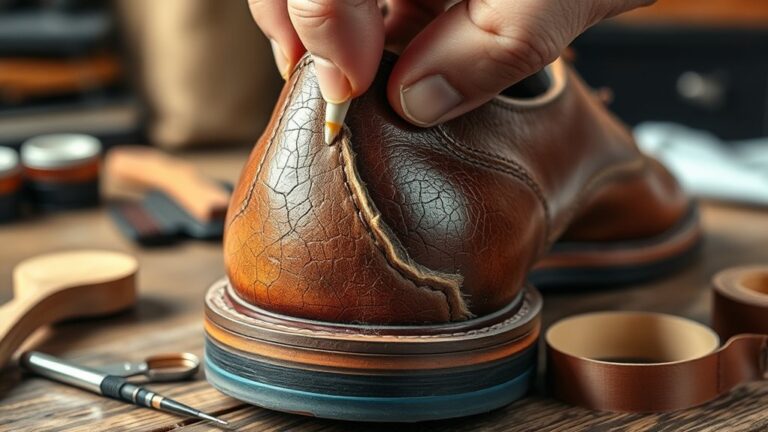 repairing a damaged heel