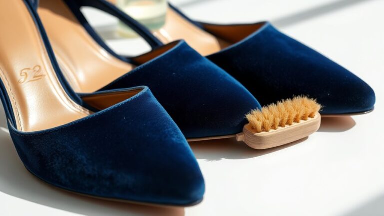 restoring velvet heel texture