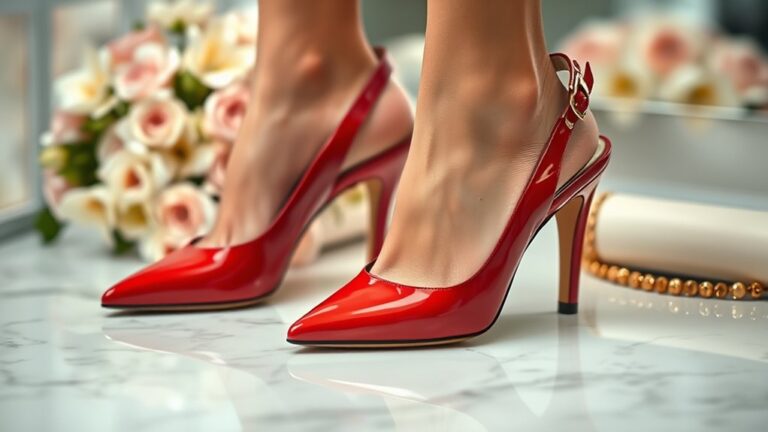 slingback heels for style