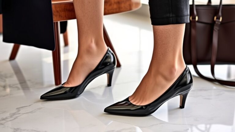 stylish and comfortable office heels
