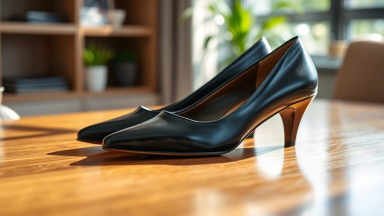 stylish and comfortable work heels