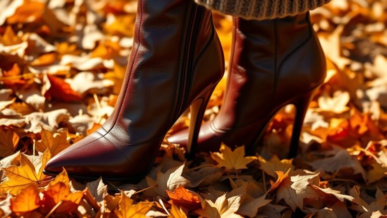 stylish fall heeled boots