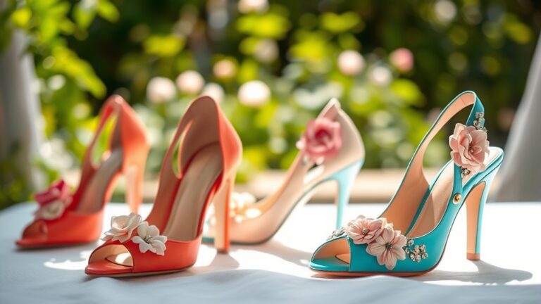 summer wedding open toe heels