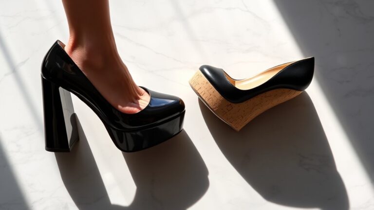 support comparison of heels